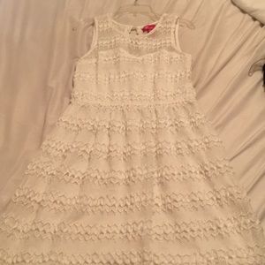 White Lace Tank Top Dress
